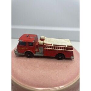 Vintage Matchbox Lesney Red Denver Fire Pumper Truck #29 Made In England